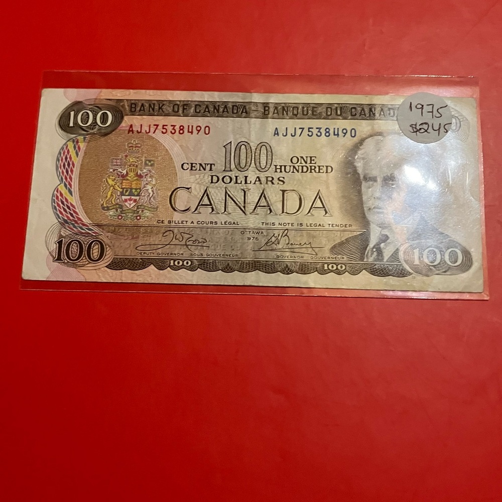 Canadian $100 Dollar 💵 1975
